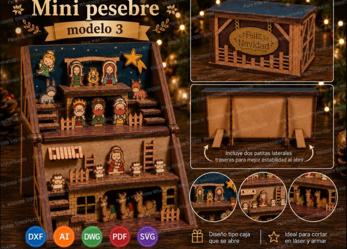 mini pesebre modelo 3