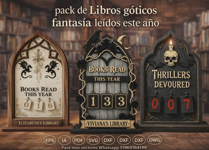 pack de Libros góticos fantasia leídos este año