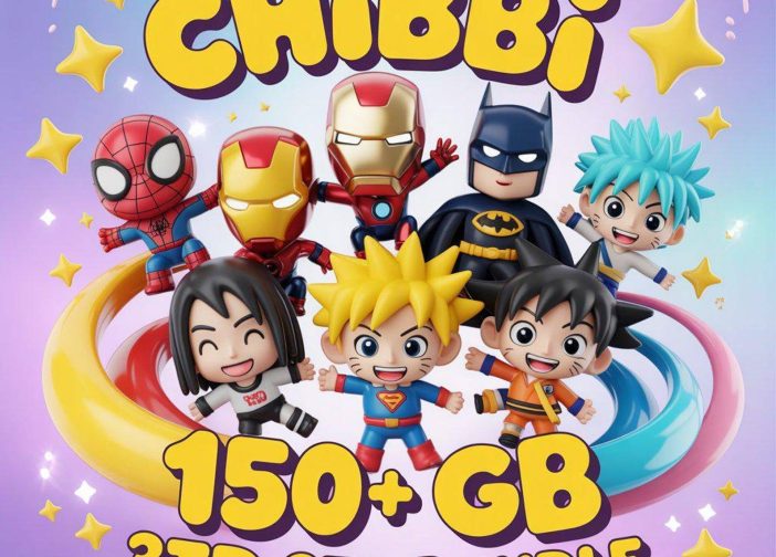 paquete Mega Chibi stl