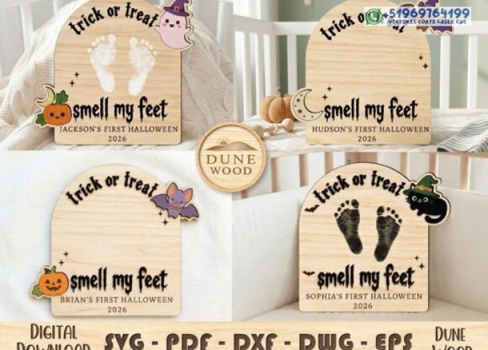 ✨ Letreros de nombre personalizados cortados con láser